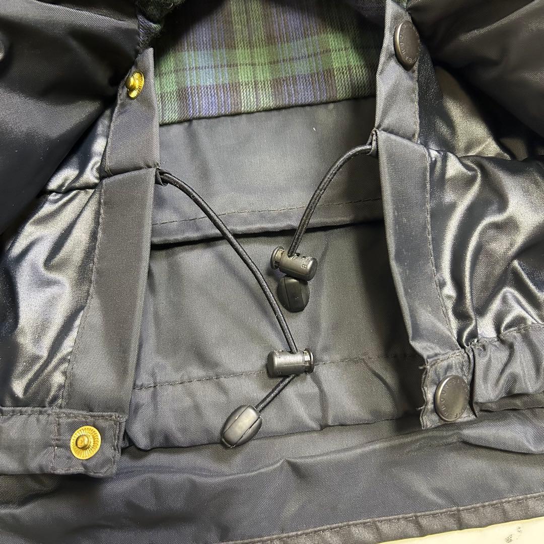 【00s】ミント BARBOUR TRANSPORT JACKET BLK 36