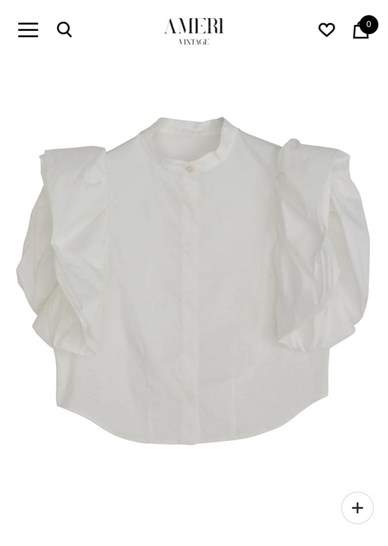 a*i様 ameri PETAL SLEEVE COMPACT BLOUSE