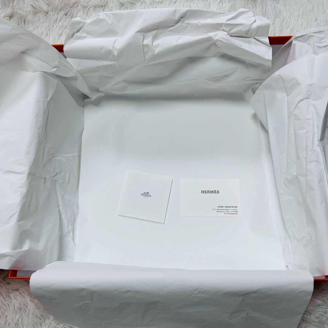HERMES 空箱のみ ギフトBOX 保存袋 オレンジ 095 バーキン ケリー