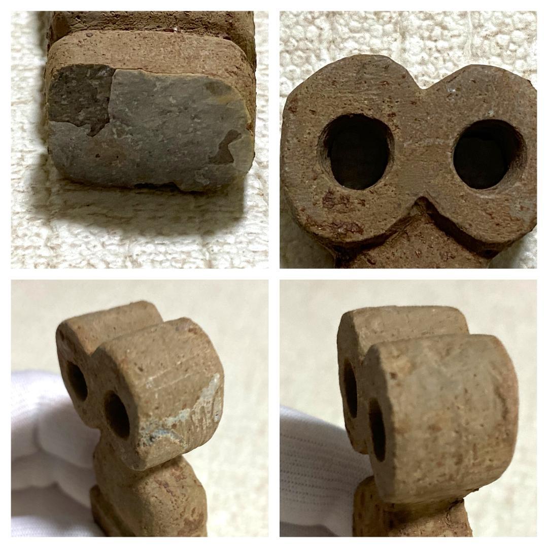 【希少作品】石彫「全知の目」像 紀元前3000年 古代シリア・テル・ブラック