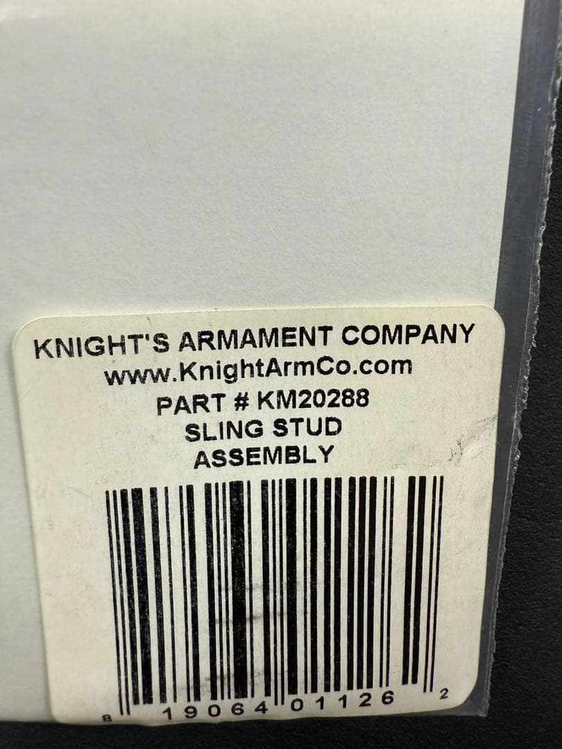 実物KAC ナイツ　スリングスタッドアッセンブリー　SR25 M110 などに