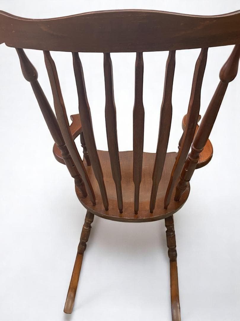 木製ロッキングチェア ブラウン