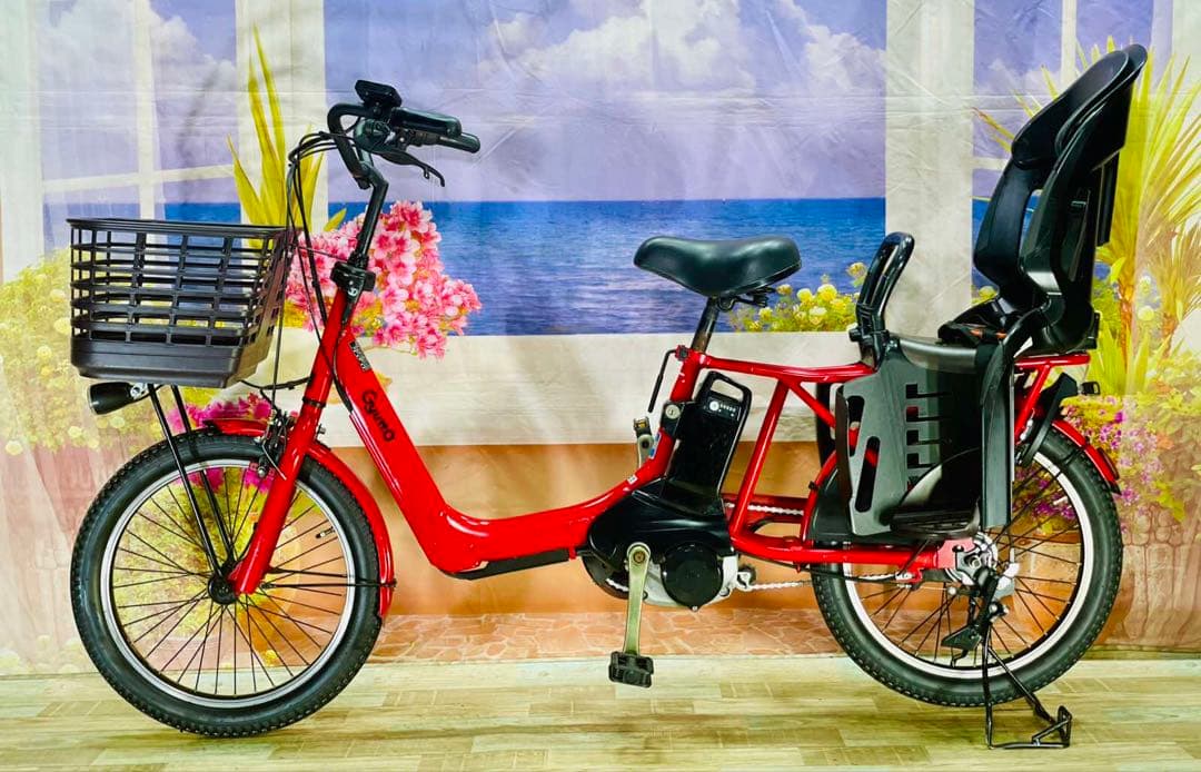 ギュットアニーズ2019年⭐️16AH！パナソニック子供乗せ電動自転車Y2479