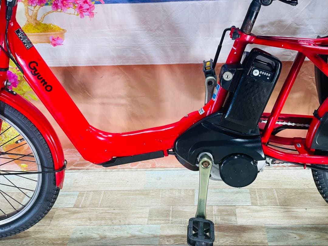 ギュットアニーズ2019年⭐️16AH！パナソニック子供乗せ電動自転車Y2479