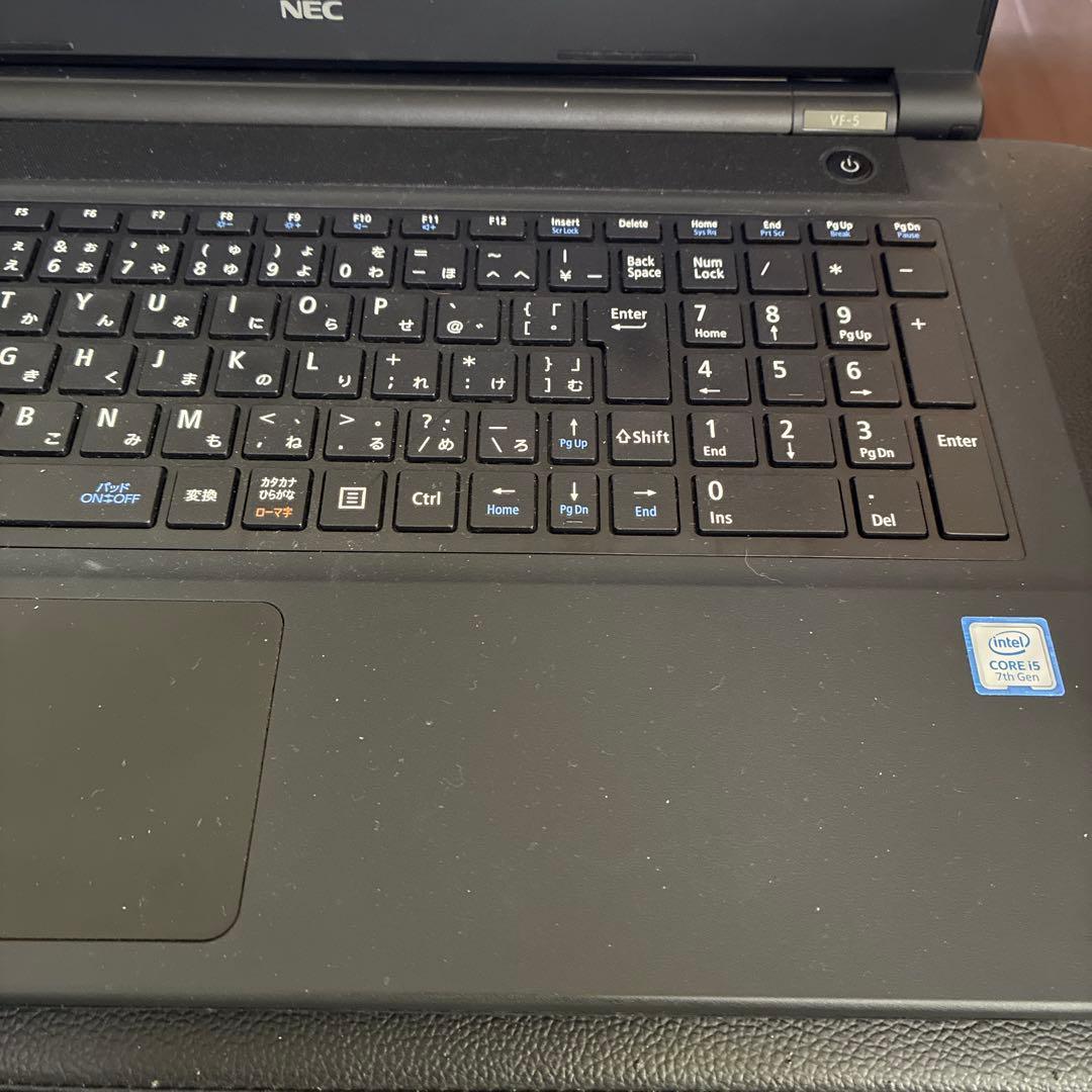 No3 NECノートパソコン　i5-7200U　8GB　SSD480GB