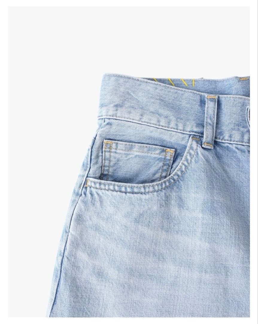 RH Vintage オーガニックコットン ビッグデニムパンツ（blue）　25