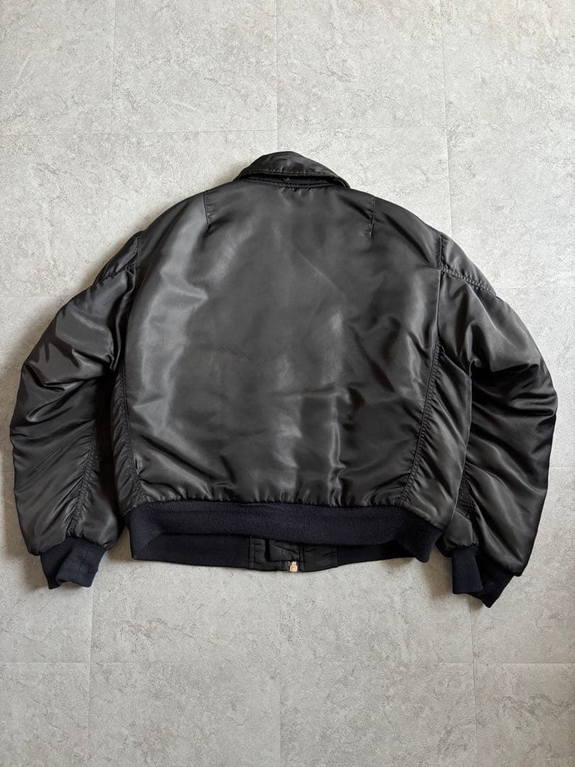 U.S. AIR FORCE B-15D フライトジャケット ブラック L 民間