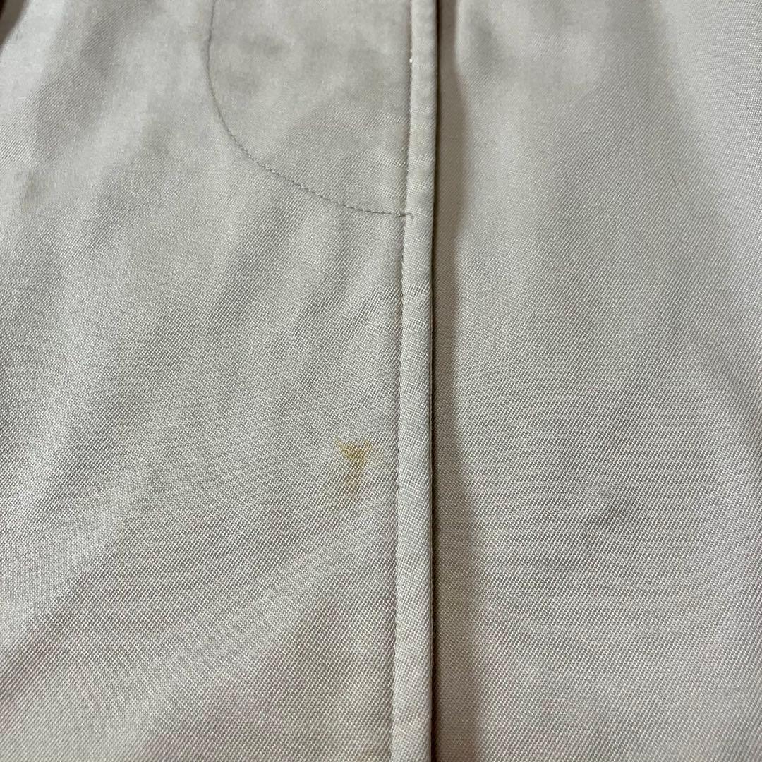 バーバリー　ステンカラーコート　ロング　裏地ノバチェック総柄　ベージュ　M