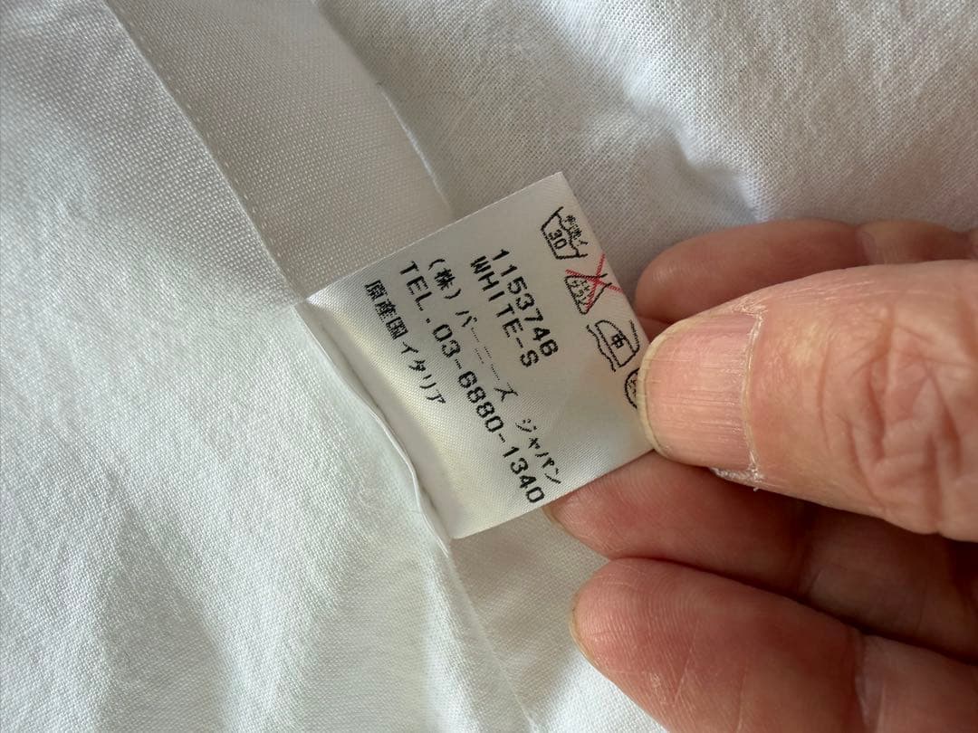 ひとり　フィナモレ コットンシャツ セルジオ S 美品