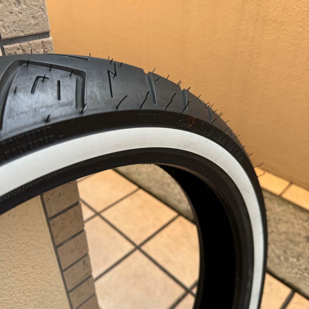 ハーレーダビッドソン タイヤ ホワイトウォールタイヤ 21インチ