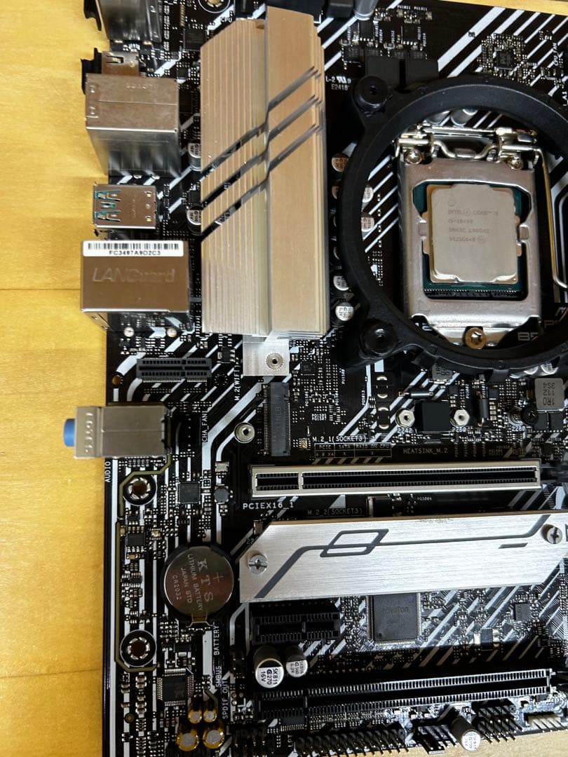 マザーボード ASUS PRIME B560M-A + Intel Core i5-10400