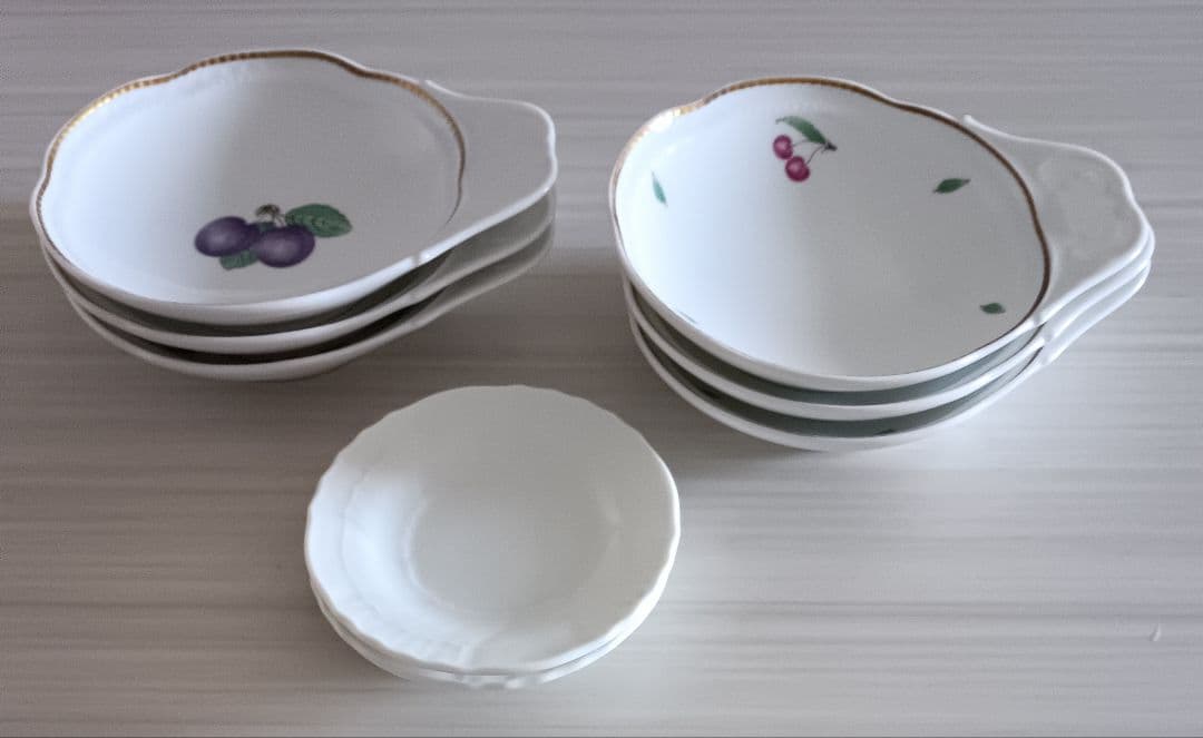 リチャードジノリ果物柄 取っ手付きレモン皿 8個セット