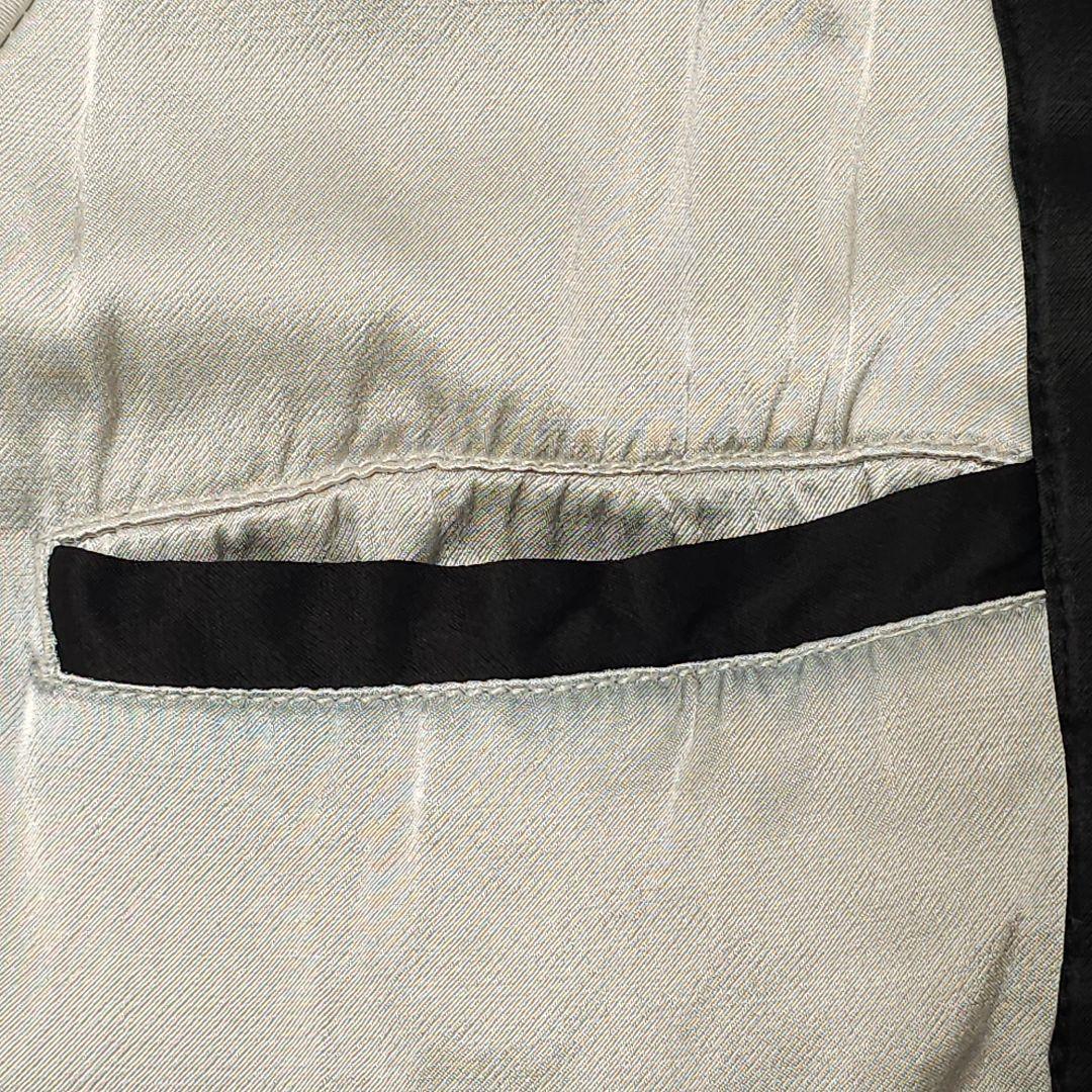 ヒューストン スカジャン 和柄 虎 富士山 スーベニアジャケット ブラック 中綿