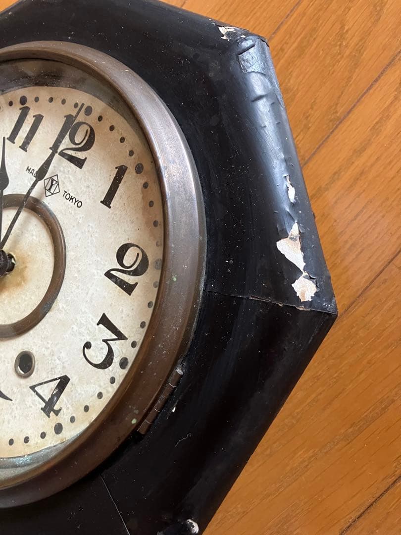 アンティーク柱時計 振り子時計 掛け時計 戦前