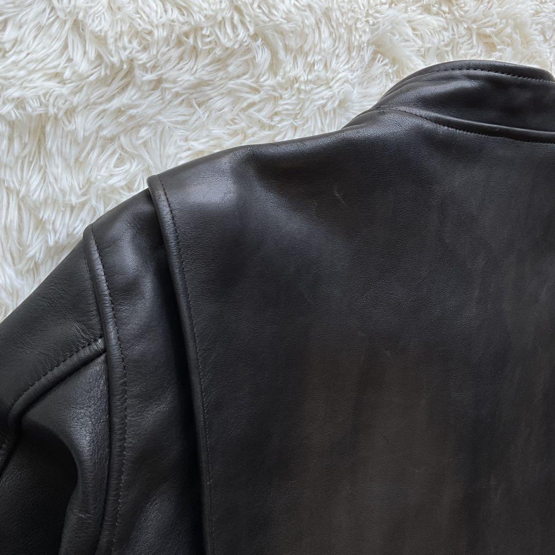 人気✨ハーレーダビッドソン　カウレザージャケット　シングルライダース　XXL 黒