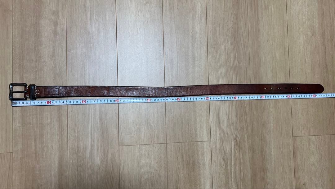 VINTAGE WORKS レザーベルト ブラウン