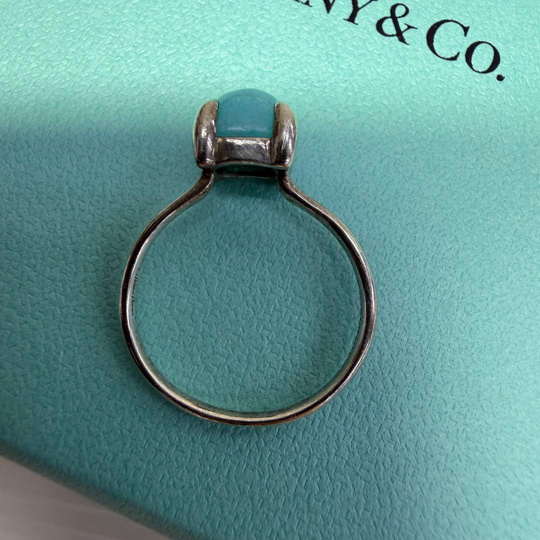 ☆ティファニー Tiffany☆ターコイズ 石付き 指輪 リング 925