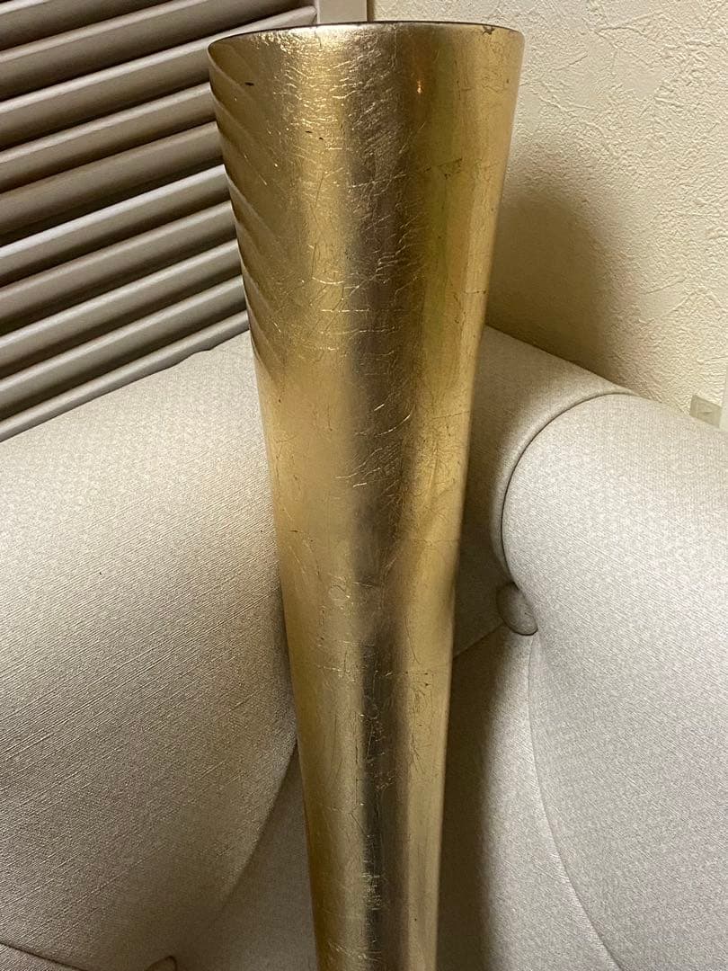 高級 漆器 花瓶♦️映えグラスや映えインテリアに◎金運を呼ぶシルバー♦️送料込