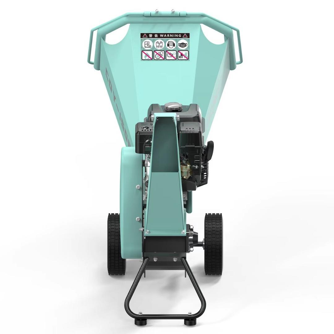 粉砕能力★Kareyouウッドチッパー エンジン粉砕機 竹/木材 排出角度調整