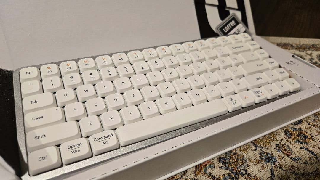 最終値下げLofree FLOW シルバーホワイト GHOST