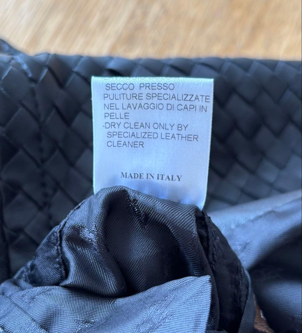 BOTTEGAVENETAボッテガヴェネタ イントレチャートライダースジャケット