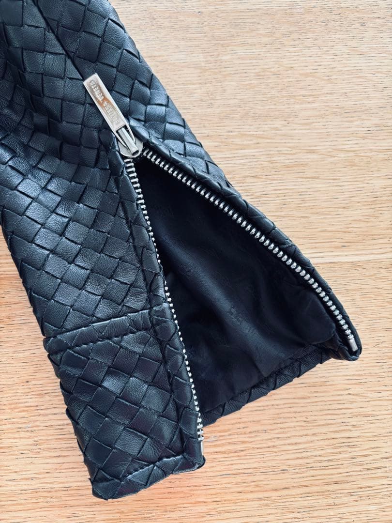 BOTTEGAVENETAボッテガヴェネタ イントレチャートライダースジャケット