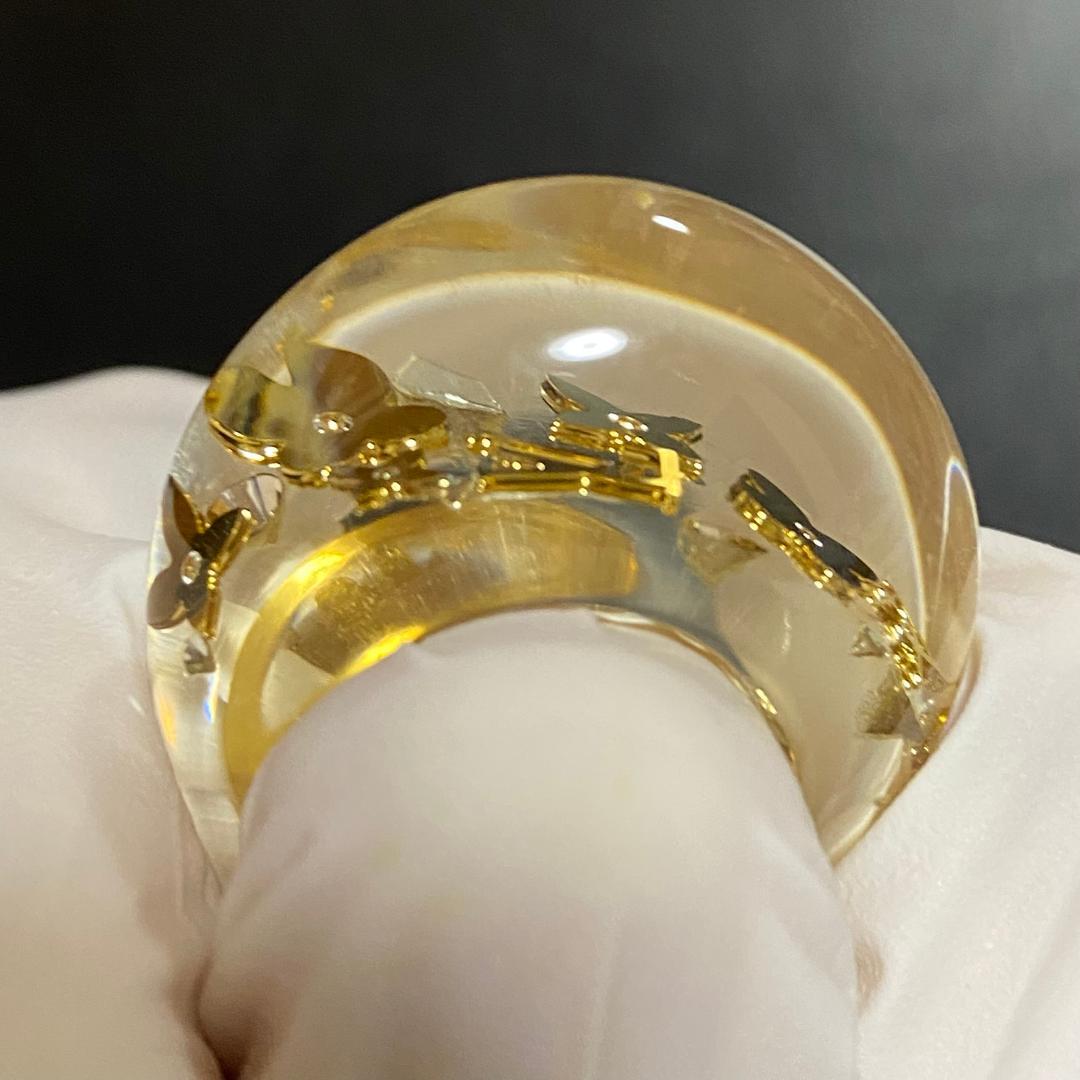 LOUIS VUITTON ルイヴィトン クリアリング 指輪 約13号 M