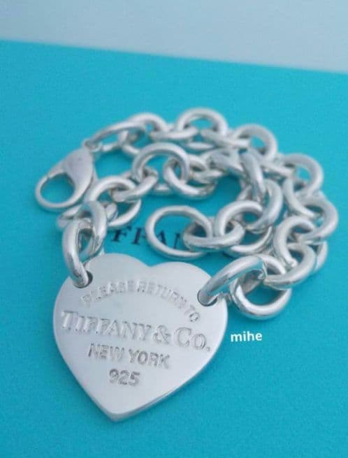 現行品 磨き済 ティファニー リターン トゥ ハート ブレスレット シルバー