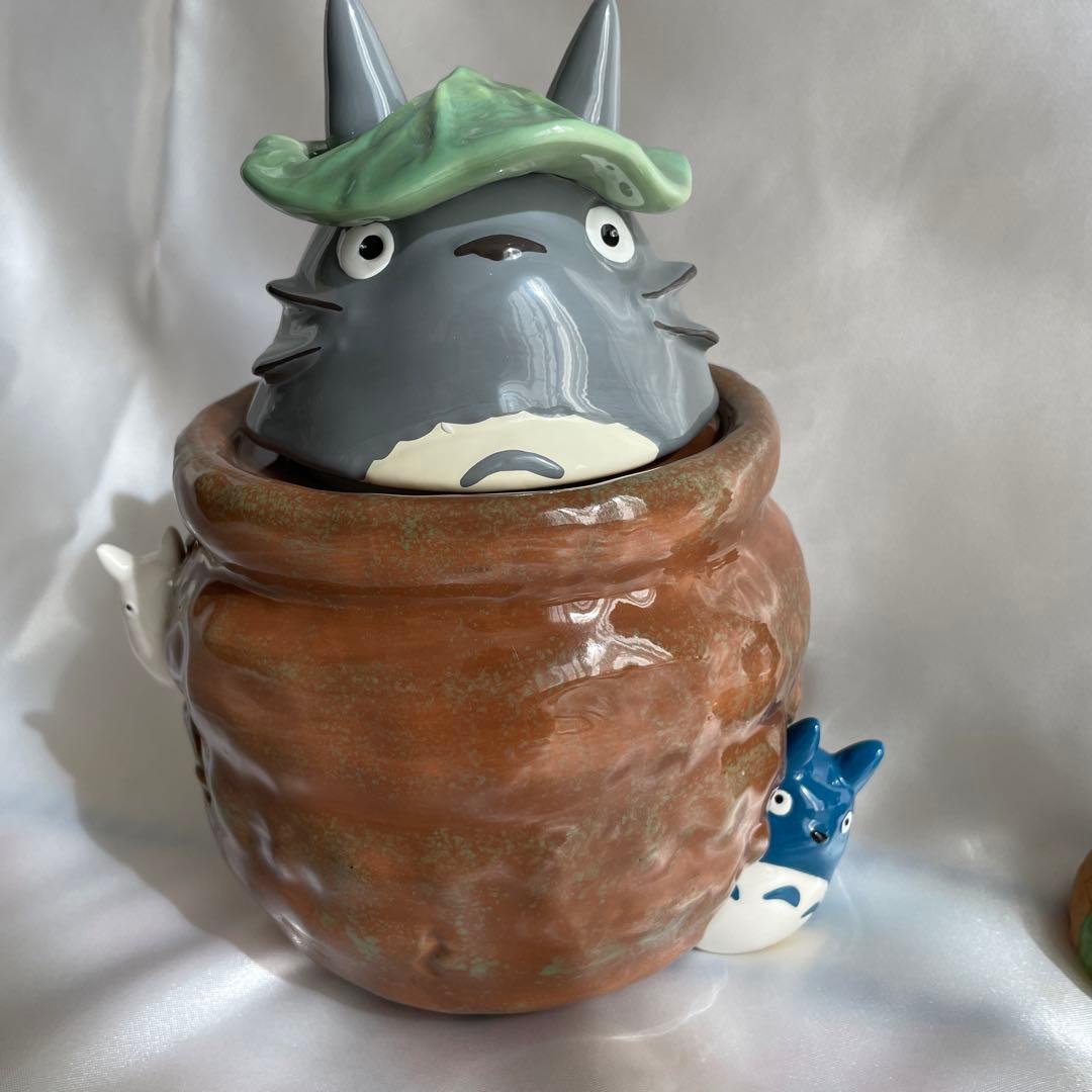 となりのトトロ 小物入れ　壺　キャニスター　オルゴール　ガオー　セット　レア