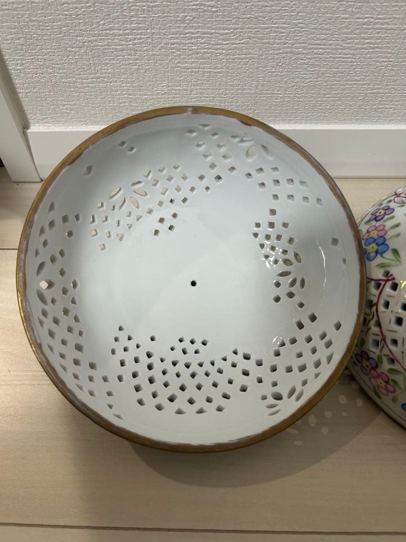 Herend ヘレンド　ボンボニエール　ファンタジー透かしボンボン入れ