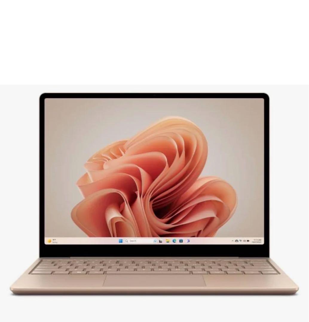 パソコン　Windows ゴールドピンク