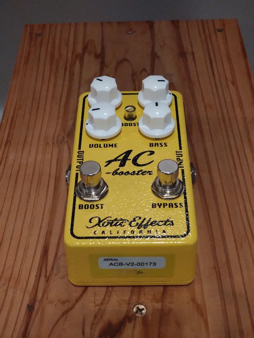 ギター Xotic ac booster v2