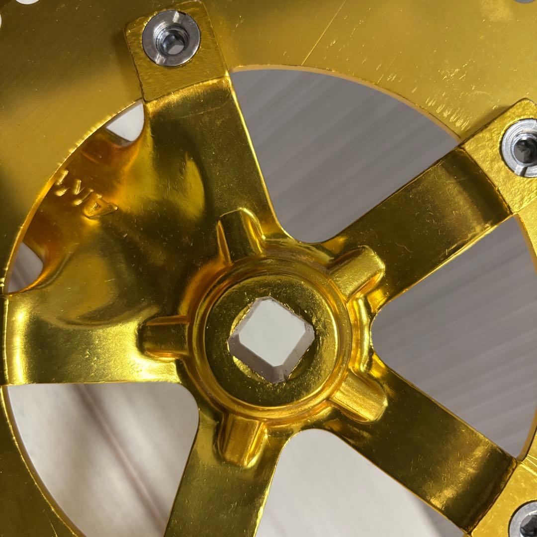 【希少モデル】ANDEL RSC1 クランクセット ゴールド 46T 170mm