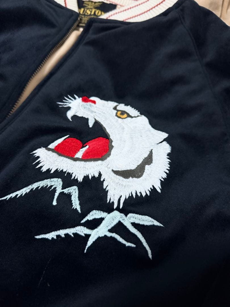 別珍 HOUSTON 虎 日本限定 スカジャン vintage unisex