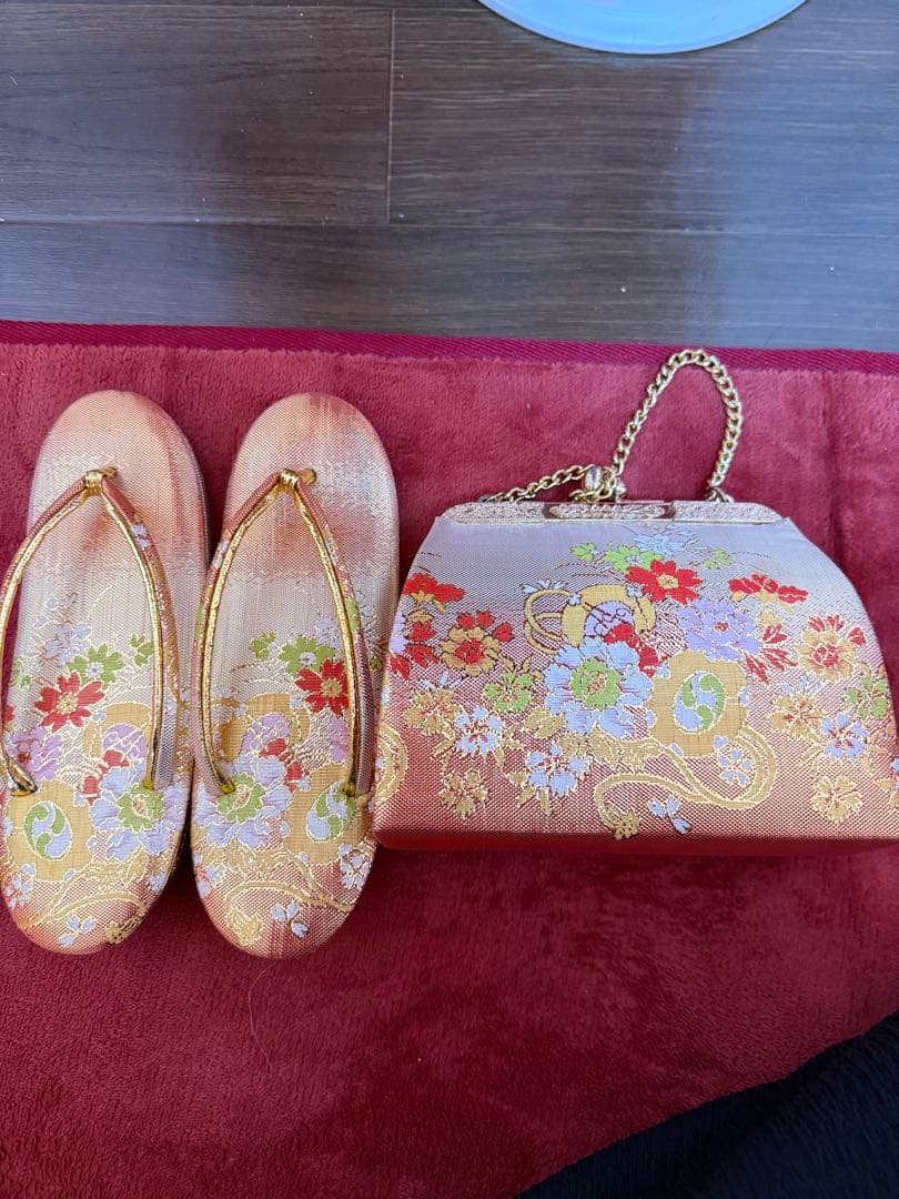 七五三 7歳　お着物　フルセット　グリーン