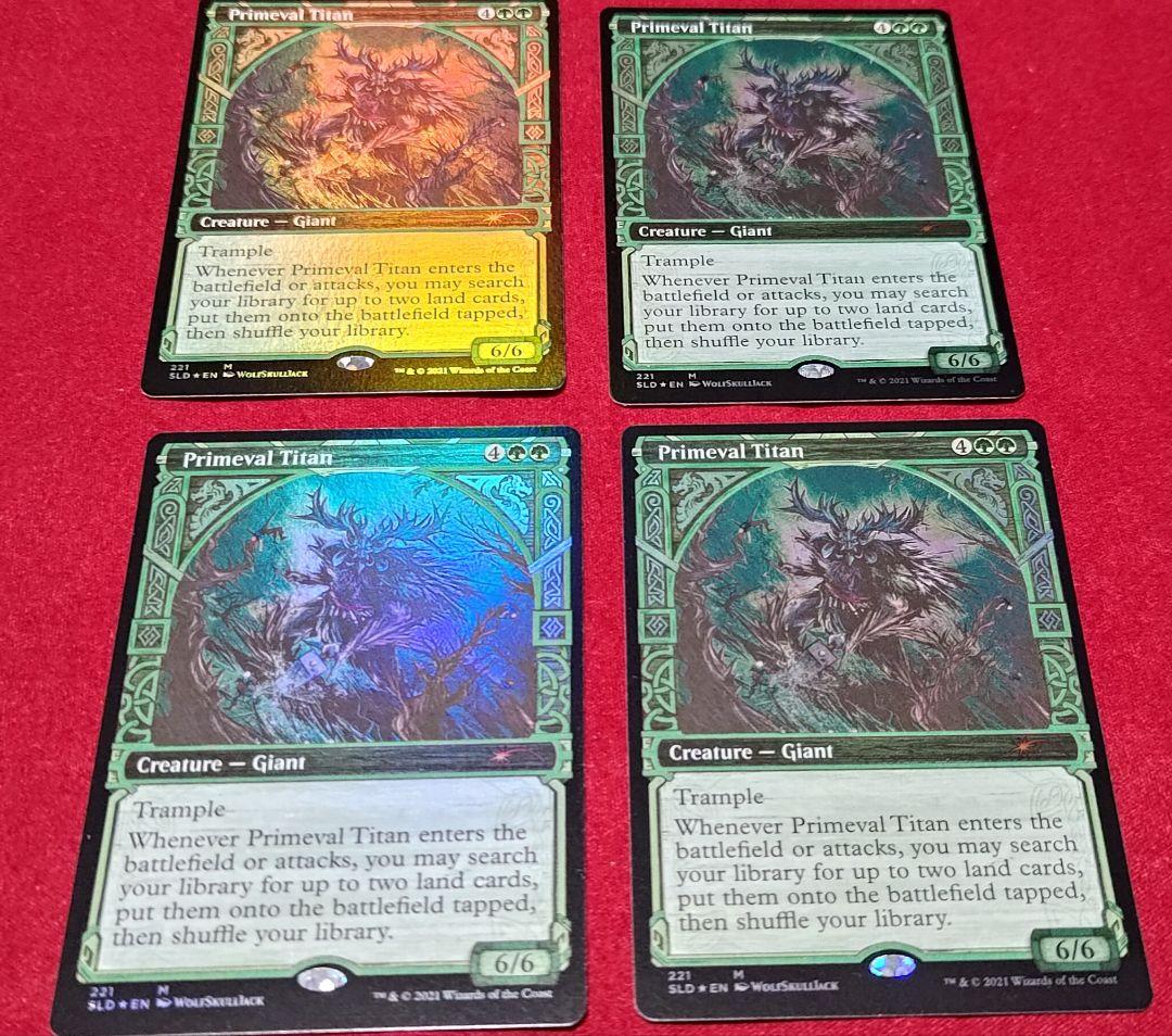 原始のタイタン Secret Lair ショーケースFoil 4枚セット MTG