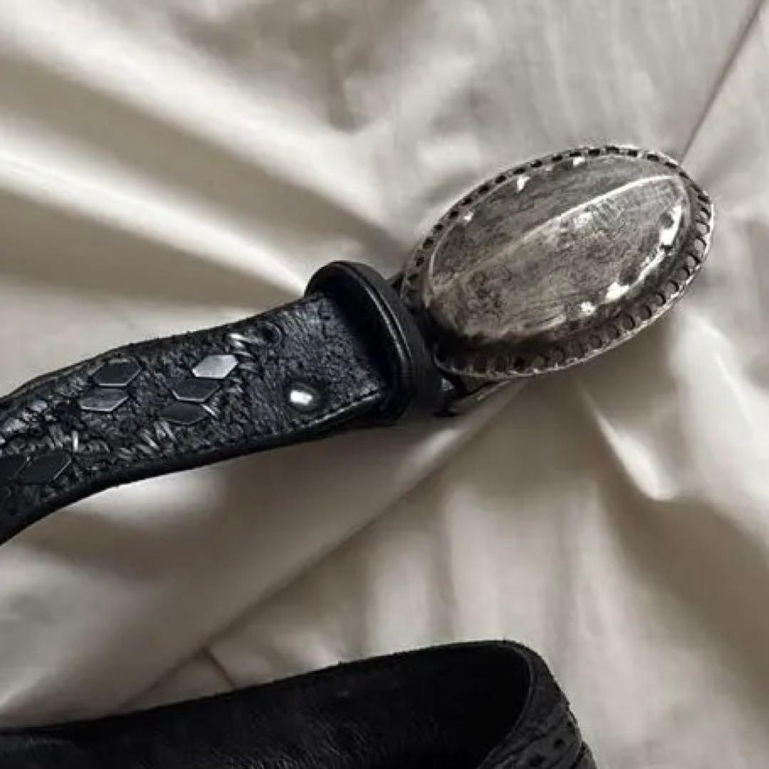 [希少] Kmrii destroy damage studs belt