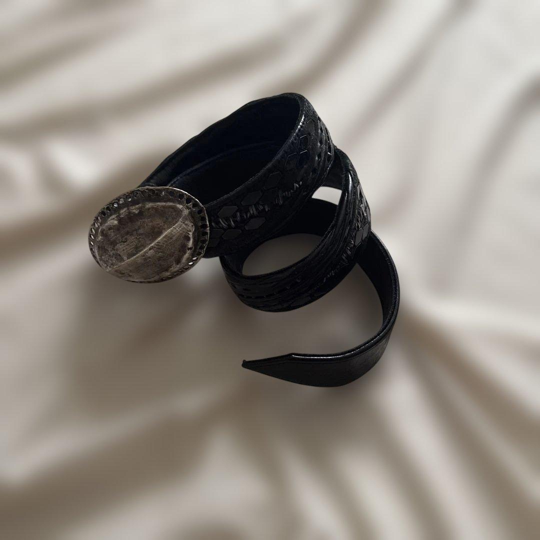 [希少] Kmrii destroy damage studs belt