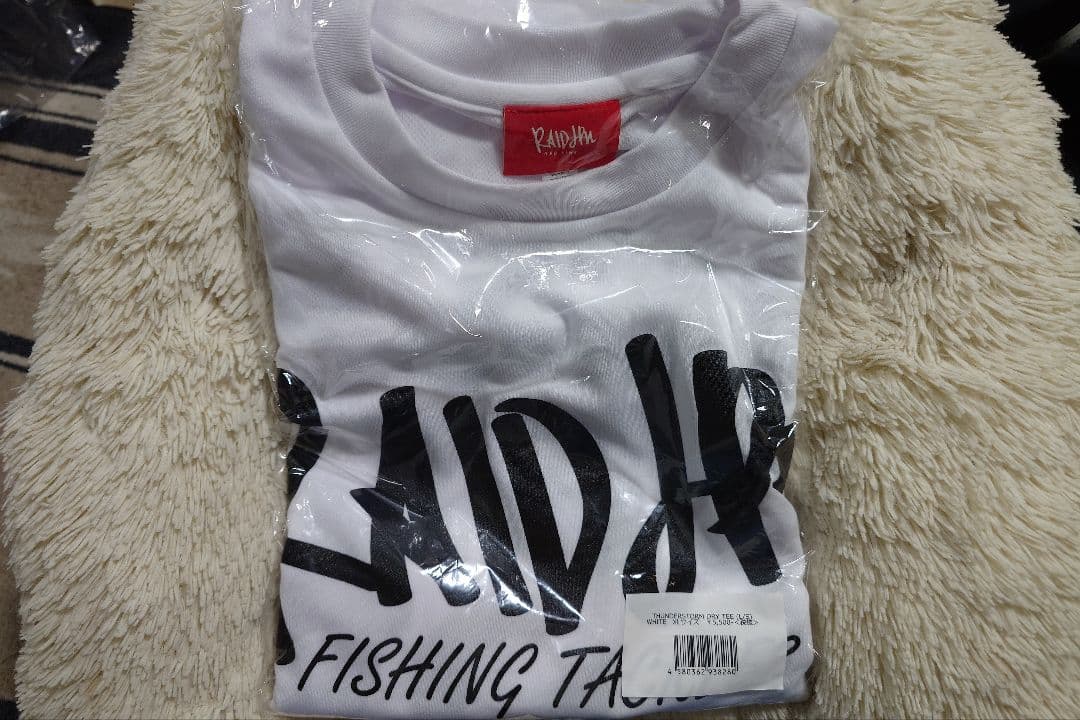 レイドジャパン サンダーストーム ドライ ロンT ホワイト XLサイズ