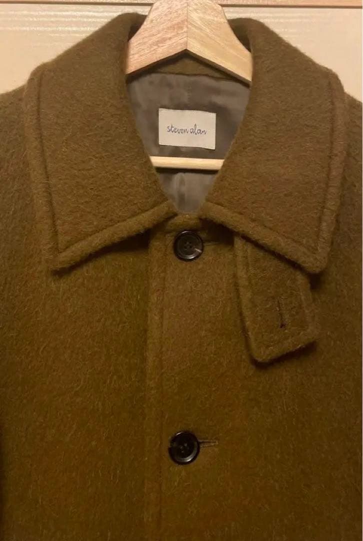 【美品】Steven Alan シャギーミドルコート　モカ　Mサイズ