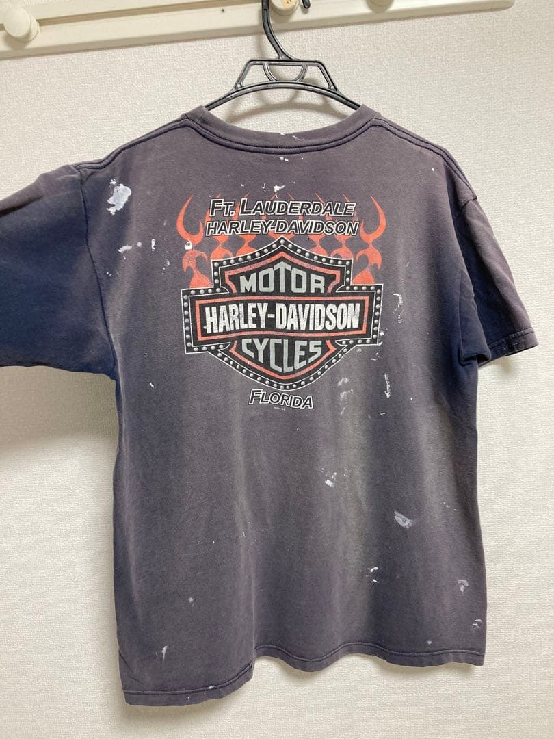 雰囲気◎2001 Harley-Davidson エンジン　フレイム　Tシャツ