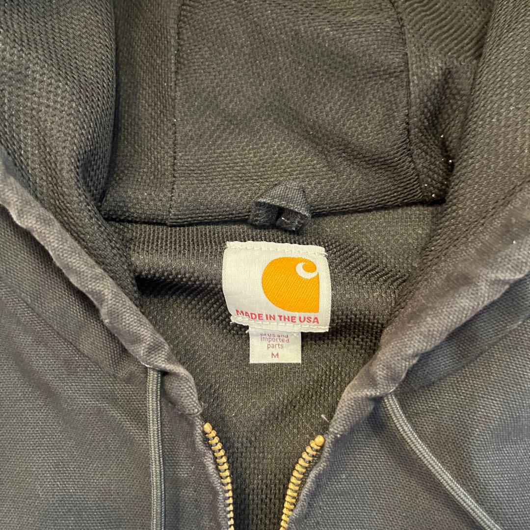 カーハート　アクティブジャケット　黒　Mサイズ USA製　ビンテージ