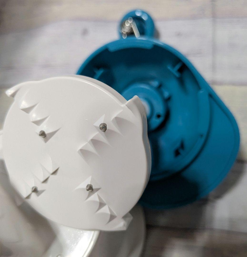 【未使用】タイガー 氷削り器 きょろちゃん 復刻版 ブルー