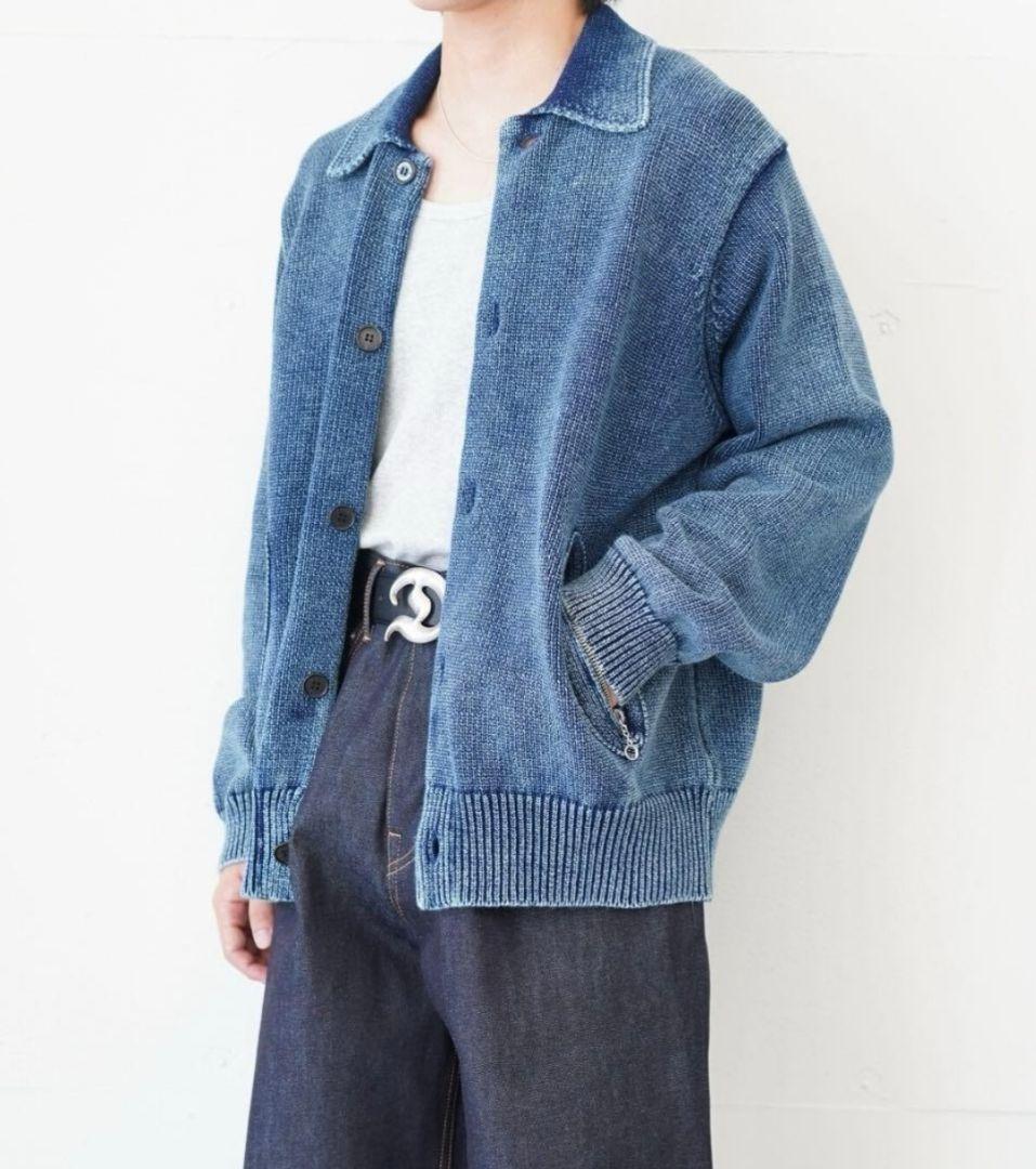 【最安値】DAIRIKU VINTAGE DYED KNIT JACKET
