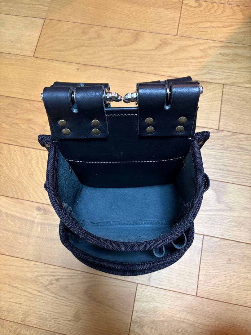 Knicks ニックス ヌメ革3段腰袋KBB-301DDX