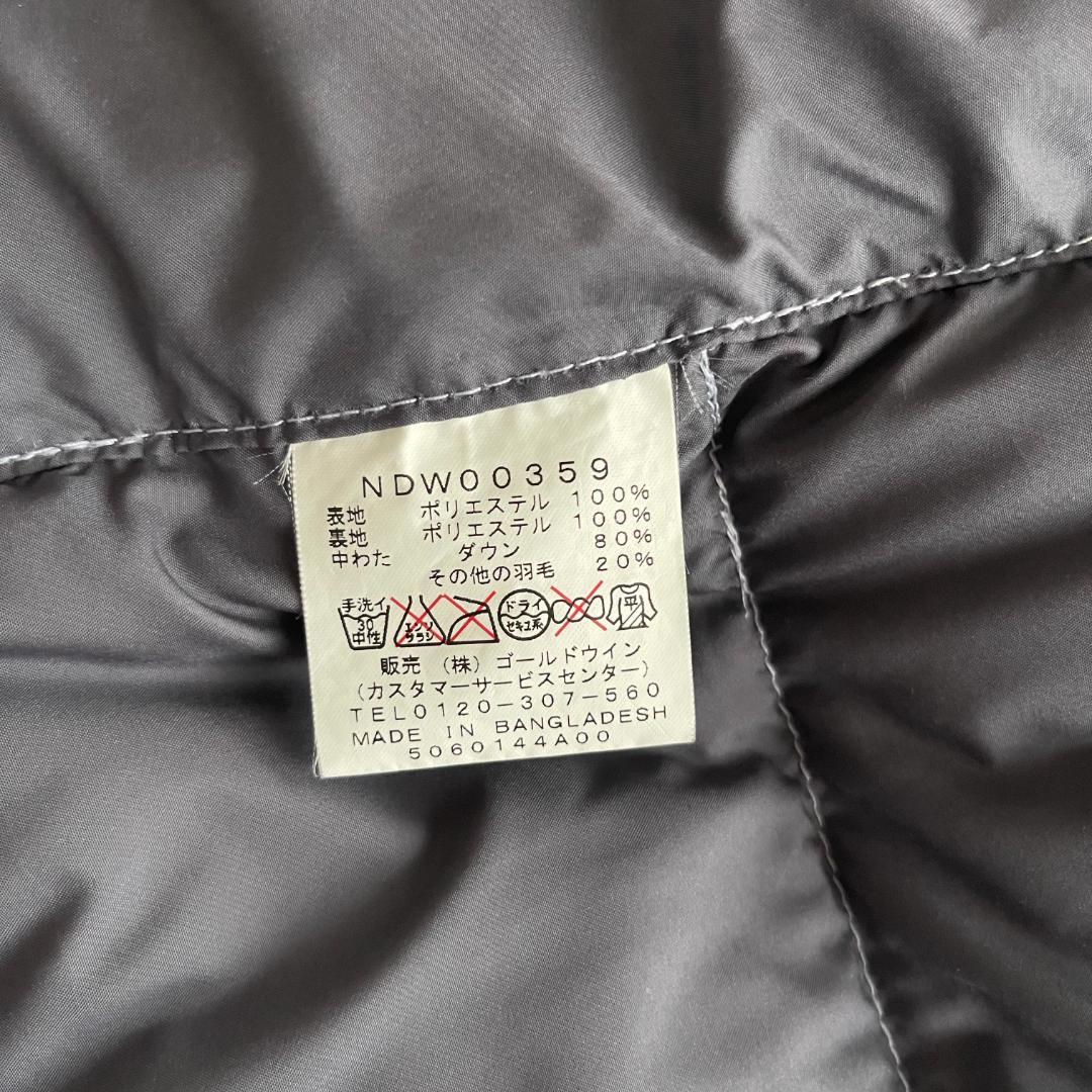 ザノースフェイス ヌプシダウンベスト レディースS ホワイト 700フィルパワー