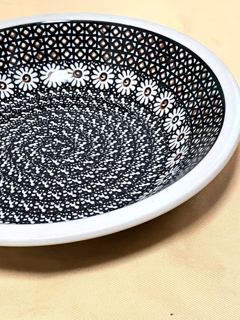 ポーランド食器★ポーリッシュポタリー スープパスタ皿3枚セット