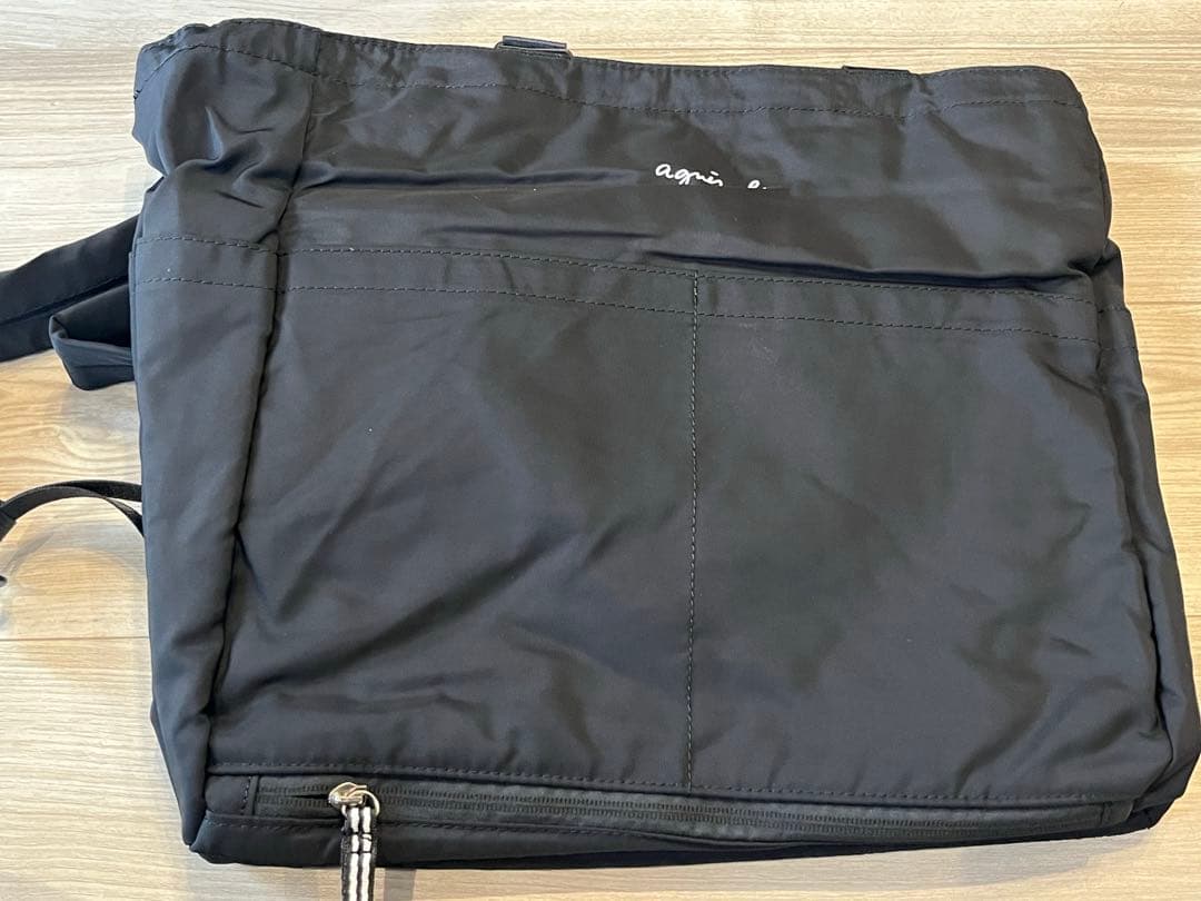 <新品タグ付き> アニエスベー　ロゴ ペアレンツバッグ マザーズバッグ