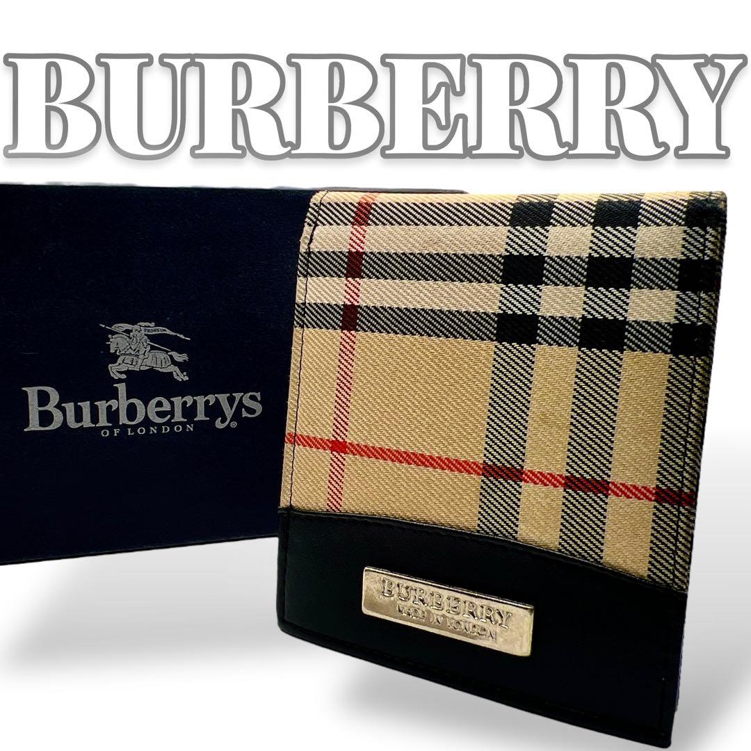 BURBERRY ノバチェック メンズ 折り財布 7636