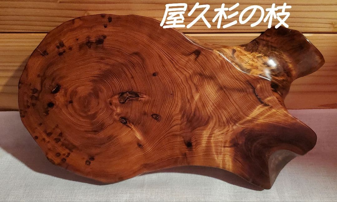 屋久杉　枝　花台　希少　油木　光明木